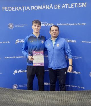 Alin Savlovschi, medaliat cu bronz la proba 1500 metri