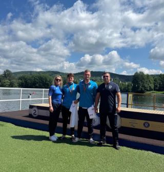Sportivii secției de kaiac-canoe de la CSM Constanța, pe podium, medaliați cu aur și argint!