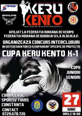 Sportivii de la CS Medgidia participă sâmbătă de la ora 10:00, la Cupa Keru Kento la Complexul Sportiv Tomis din Constanța!