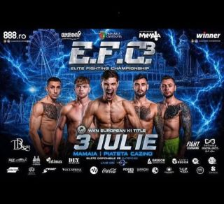Cosmin Brumă luptă astăzi pentru centura europeană WKN!