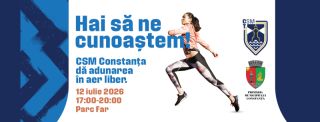 CSM Constanța vă invită la mișcare!