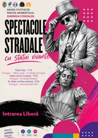 Statuile vivante încheie seria spectacolelor de vară. Duminică, ultima întâlnire cu publicul